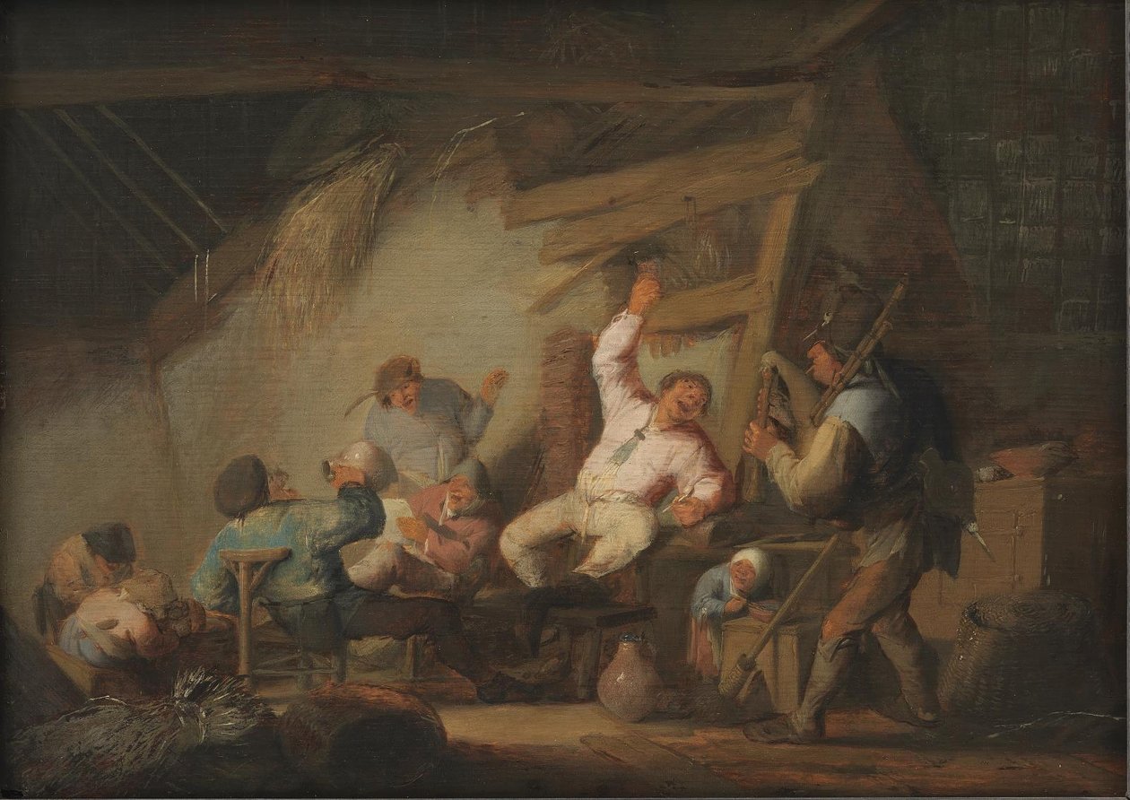 Çiftlik Kulübesinde Mutlu Olmak by Adriaen van Ostade
