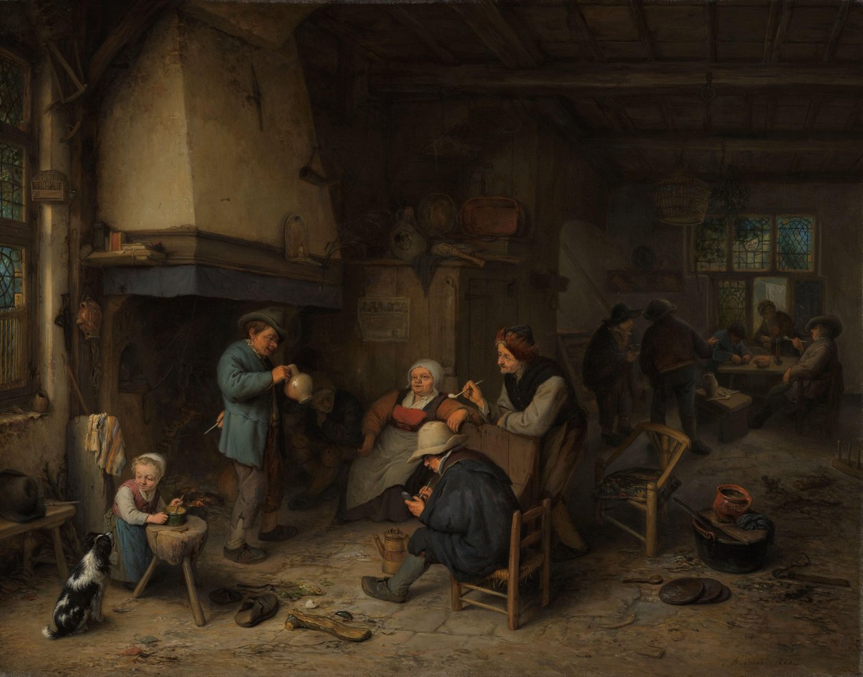 Bir İç Köylü by Adriaen van Ostade