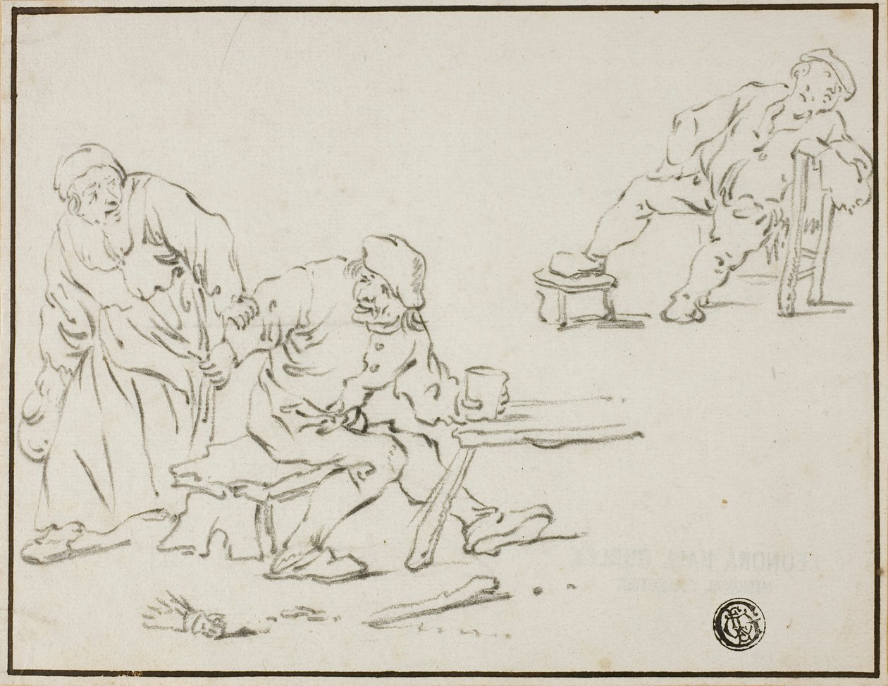 meyhane sahnesi by Adriaen van Ostade