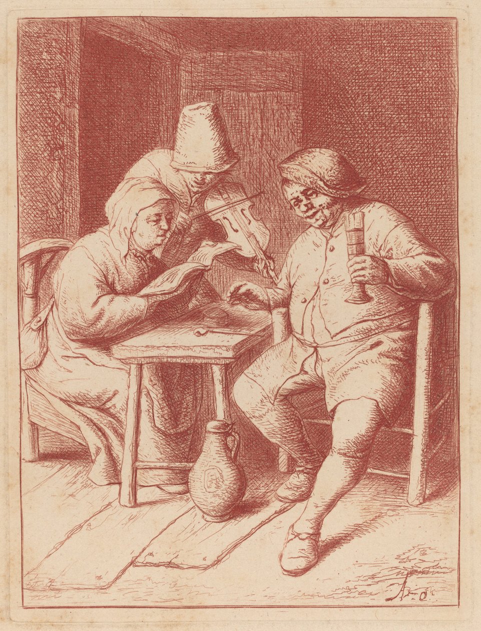 Konser by Adriaen van Ostade