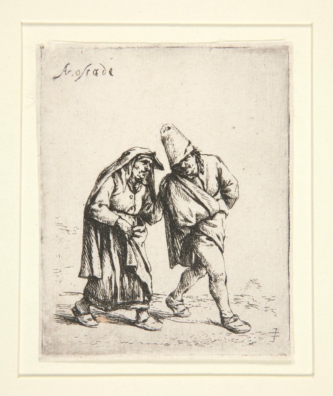 Yürüyen Çift by Adriaen van Ostade