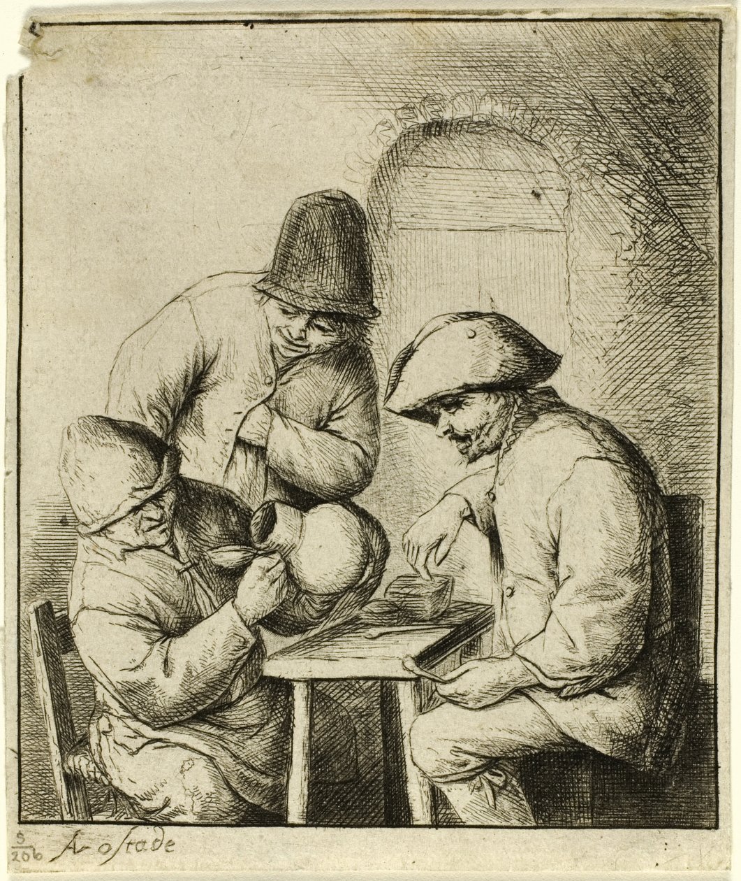 Boş Sürahi by Adriaen van Ostade
