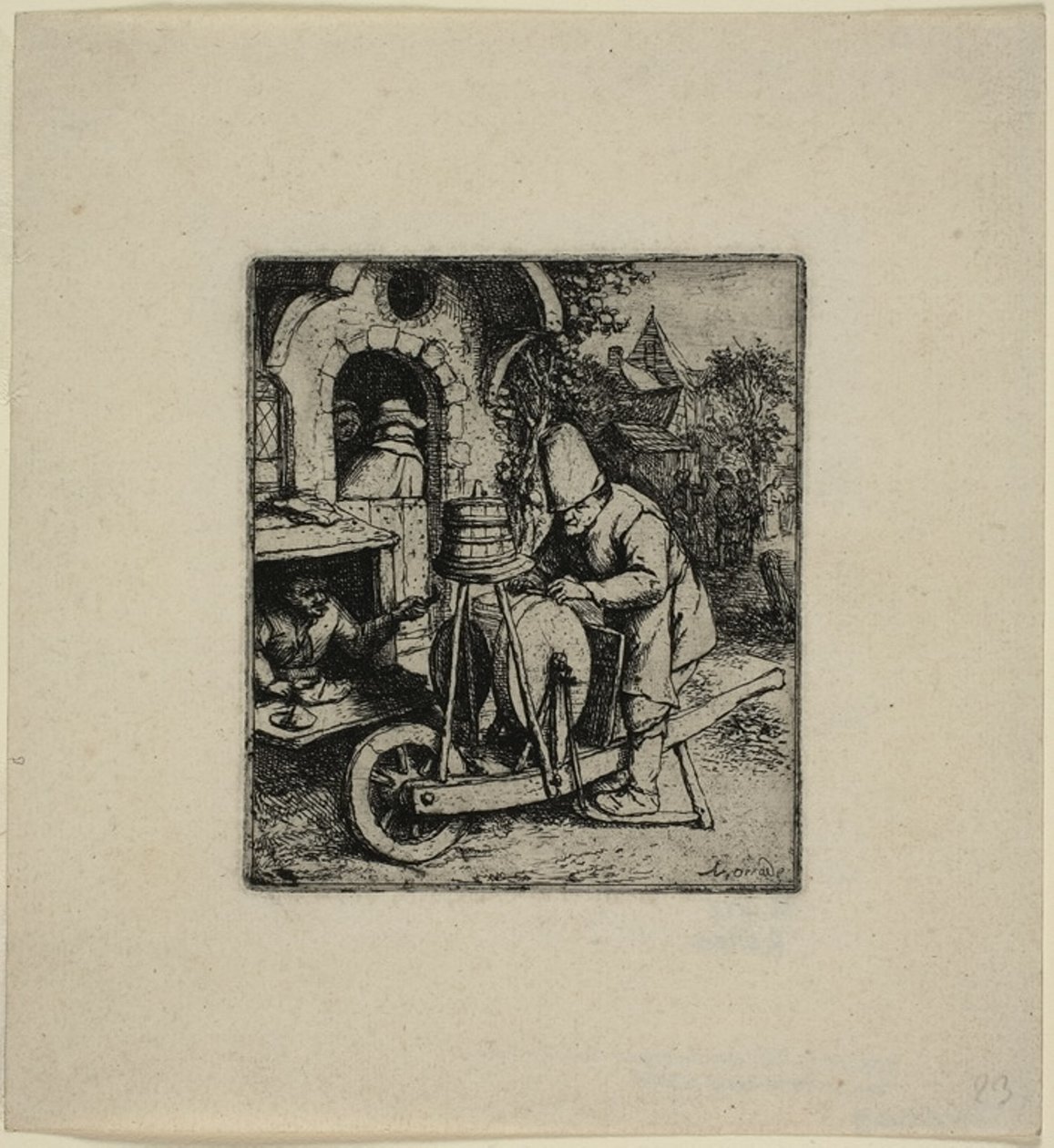 Bıçak Değirmeni by Adriaen van Ostade