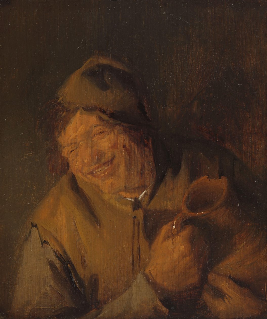 neşeli köylü by Adriaen van Ostade