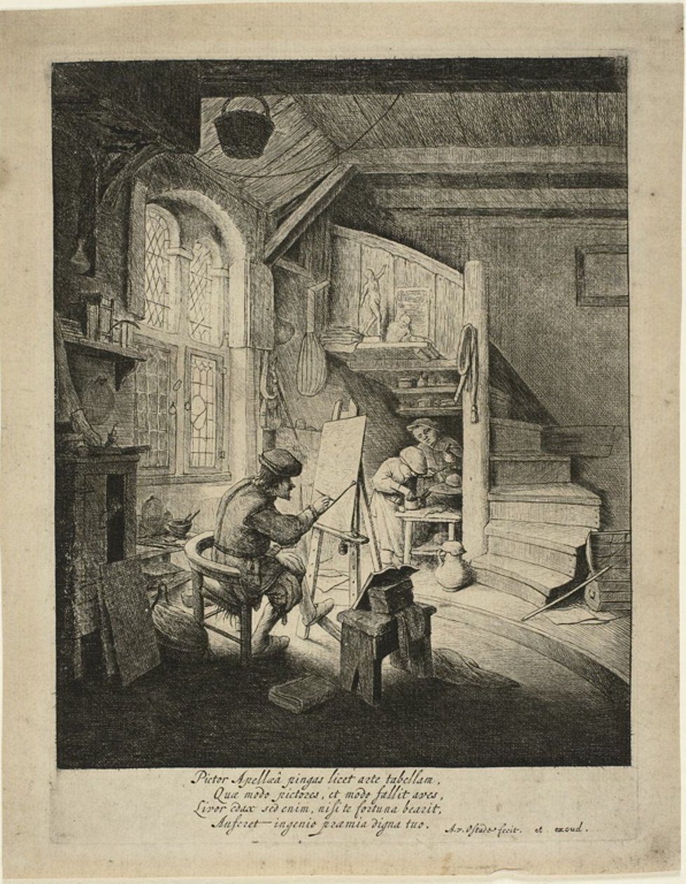 Ressam by Adriaen van Ostade