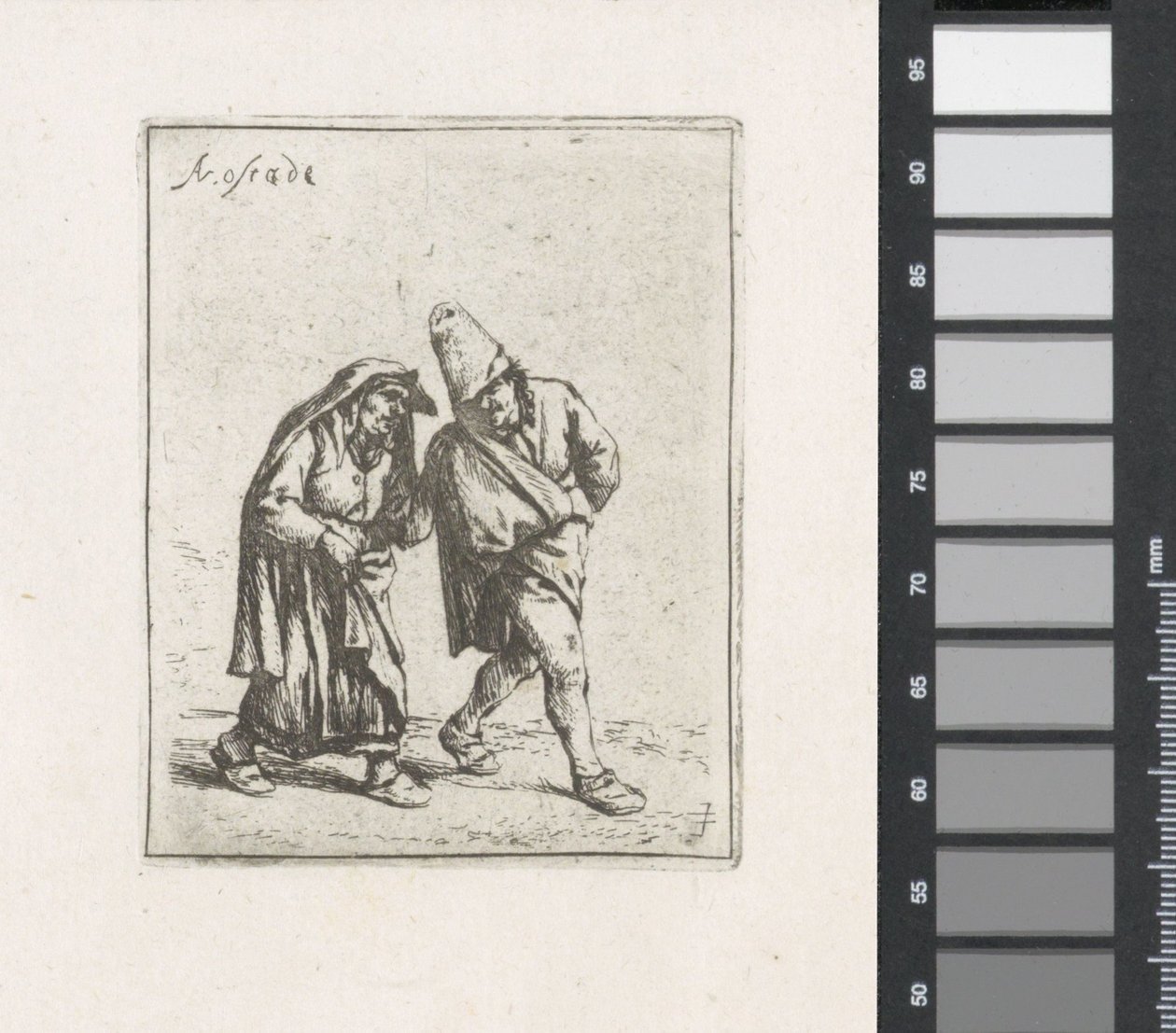 Çiftlik yürüyüş by Adriaen van Ostade