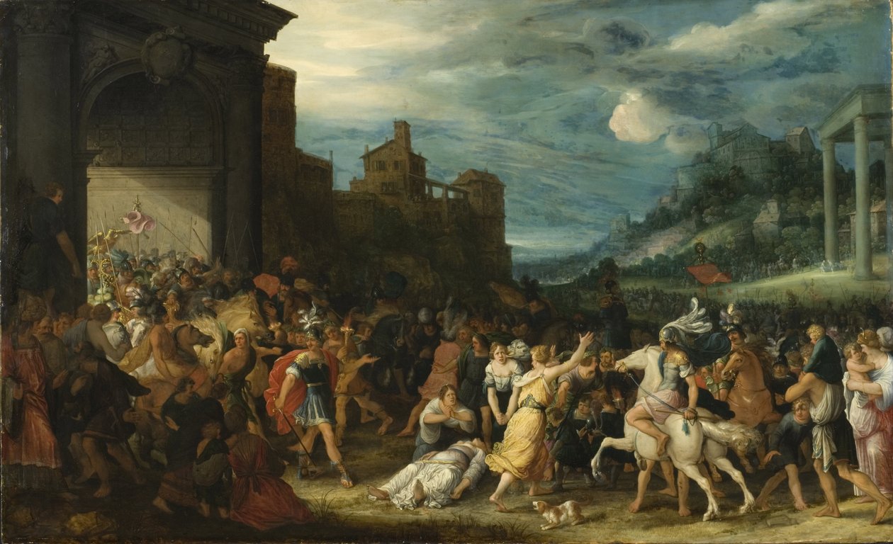 Les Horace entrent dans Rome - Horatii Roma