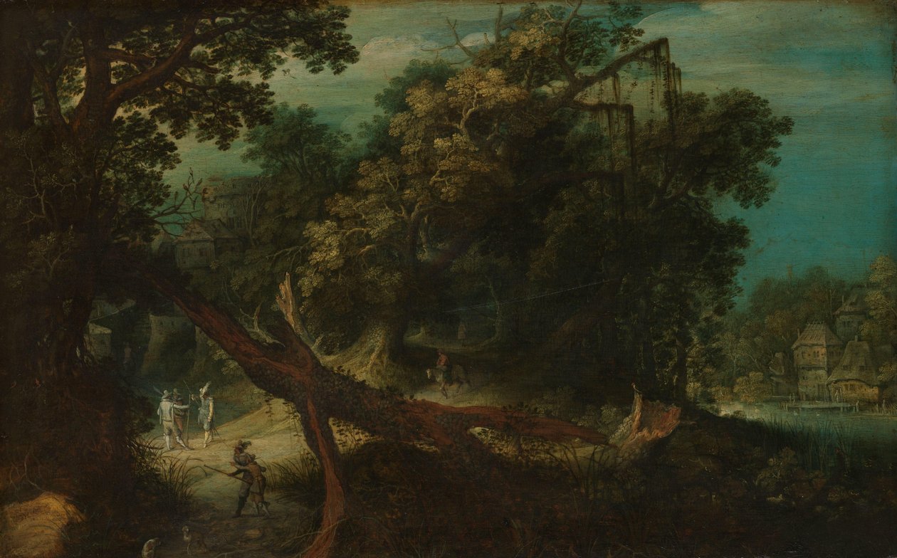 Orman Kayranında Nişancılar by Adriaen van Stalbemt