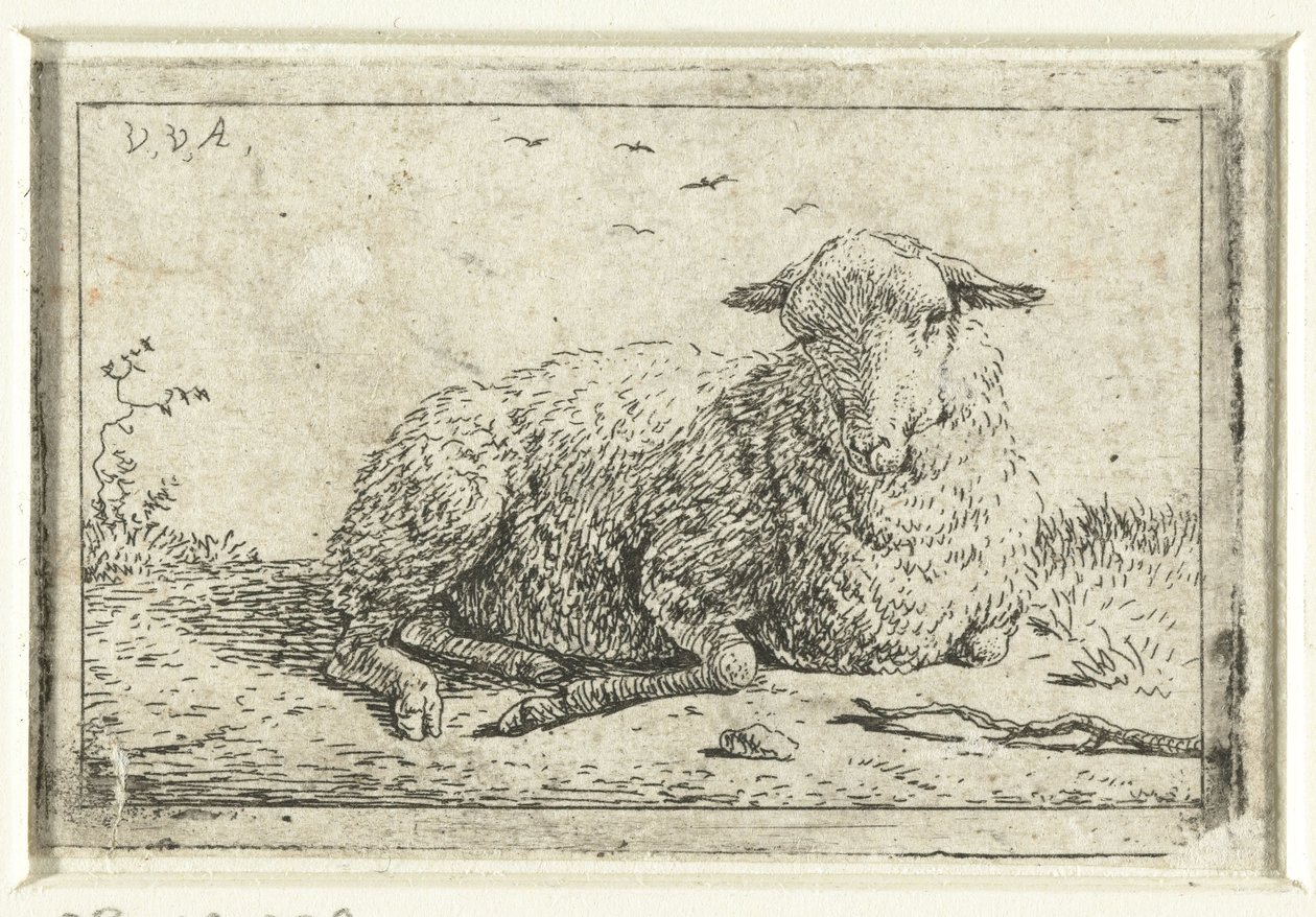 yalancı koyun by Adriaen van de Velde
