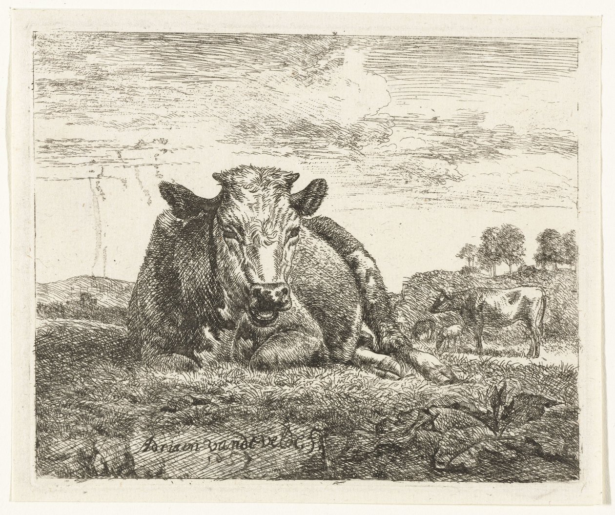 yalancı inek Farklı hayvanlar (dizi başlığı) by Adriaen van de Velde