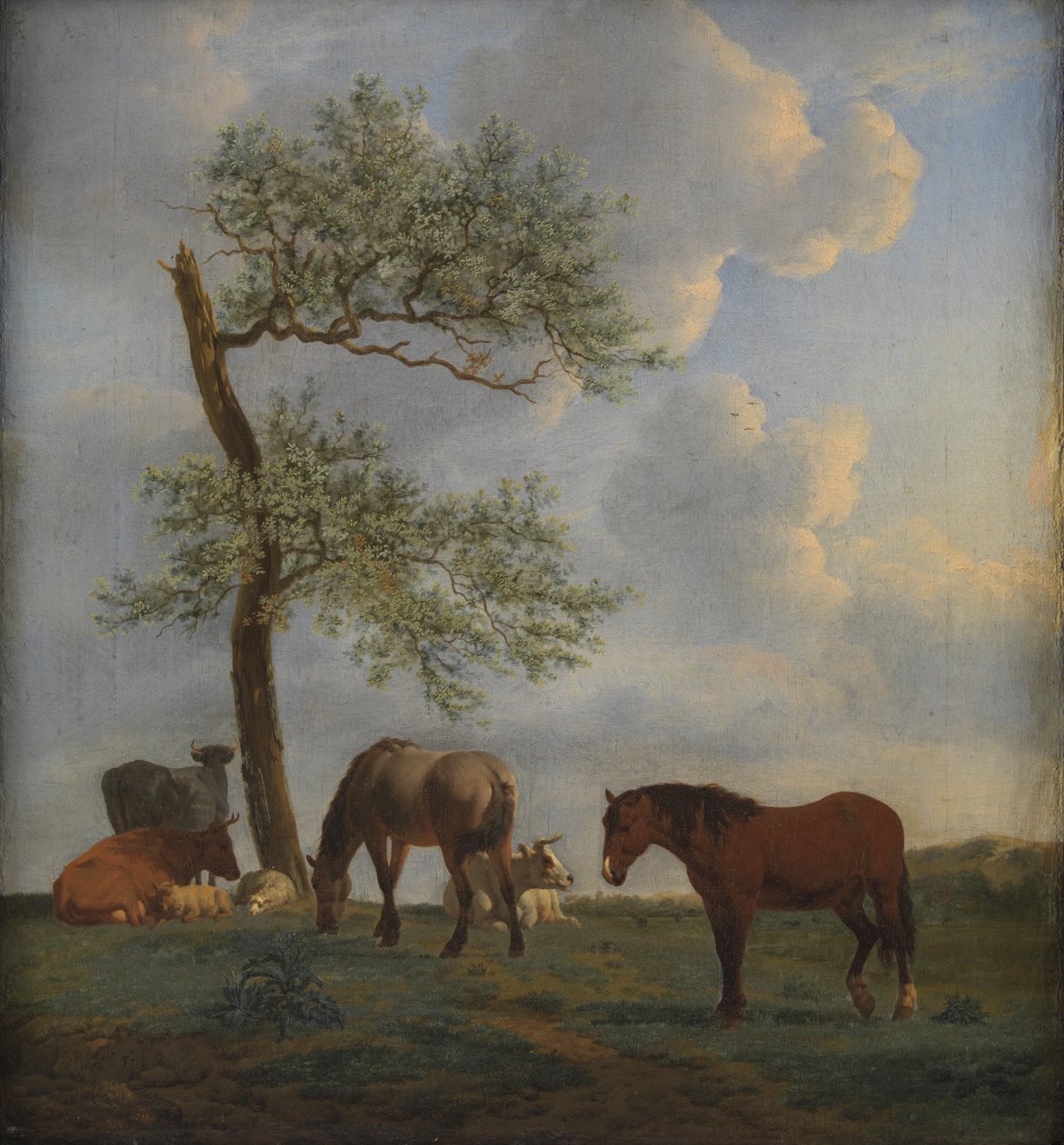 Atlı ve Sığırlı Mera by Adriaen van de Velde