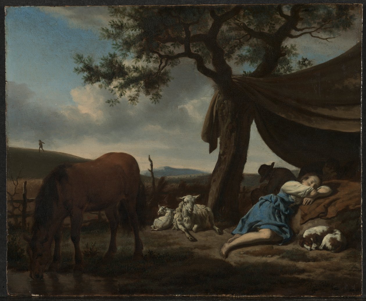 Uyuyan Çobanlar by Adriaen van de Velde