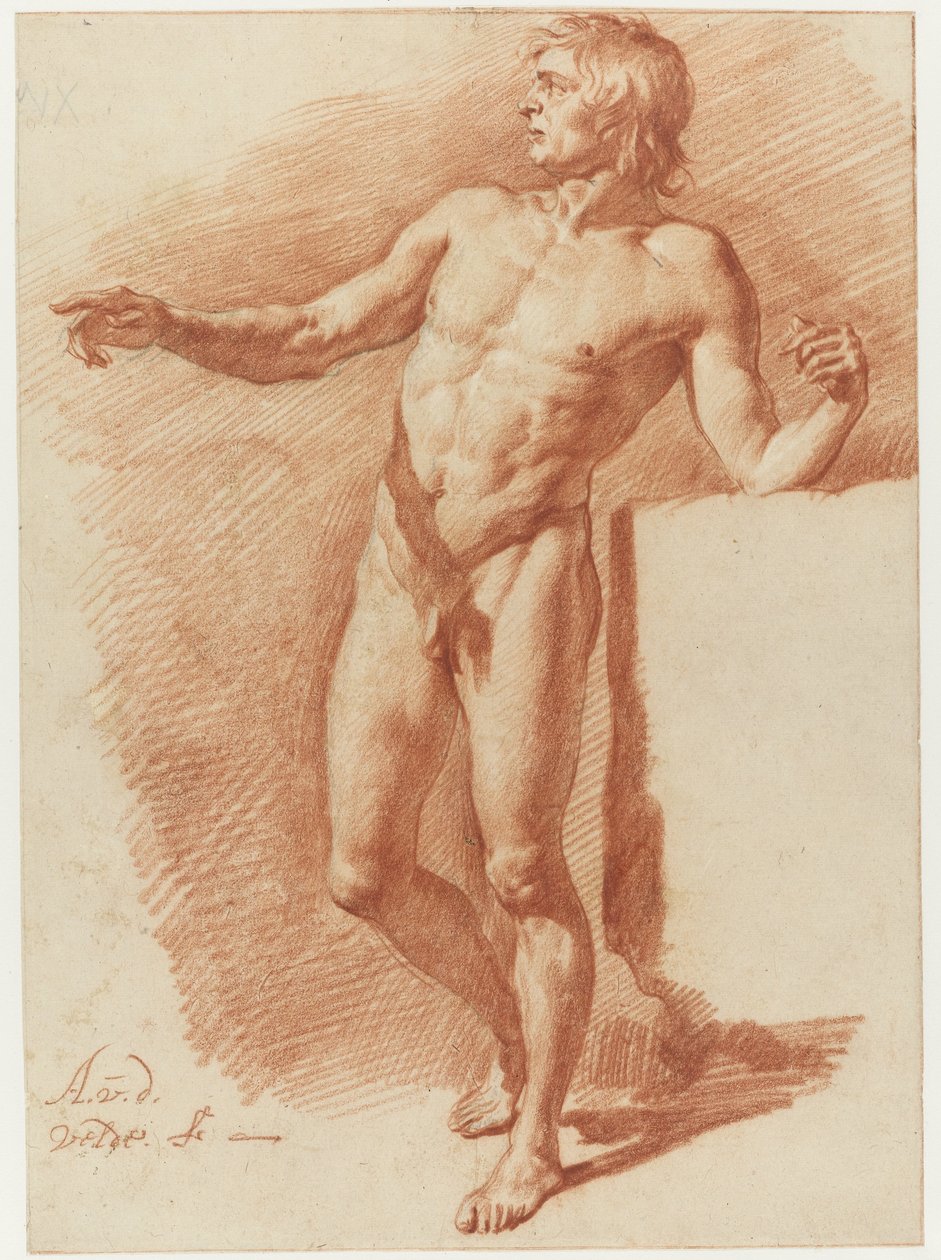 Ayakta Erkek Çıplak Ayakta Erkek Çıplak by Adriaen van de Velde