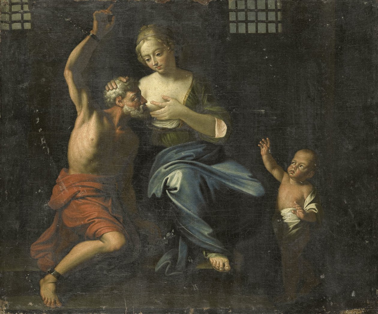 Cimon ve Pero (Roma Hayır Kurumu) by Adriaen van der Werff (copy after)