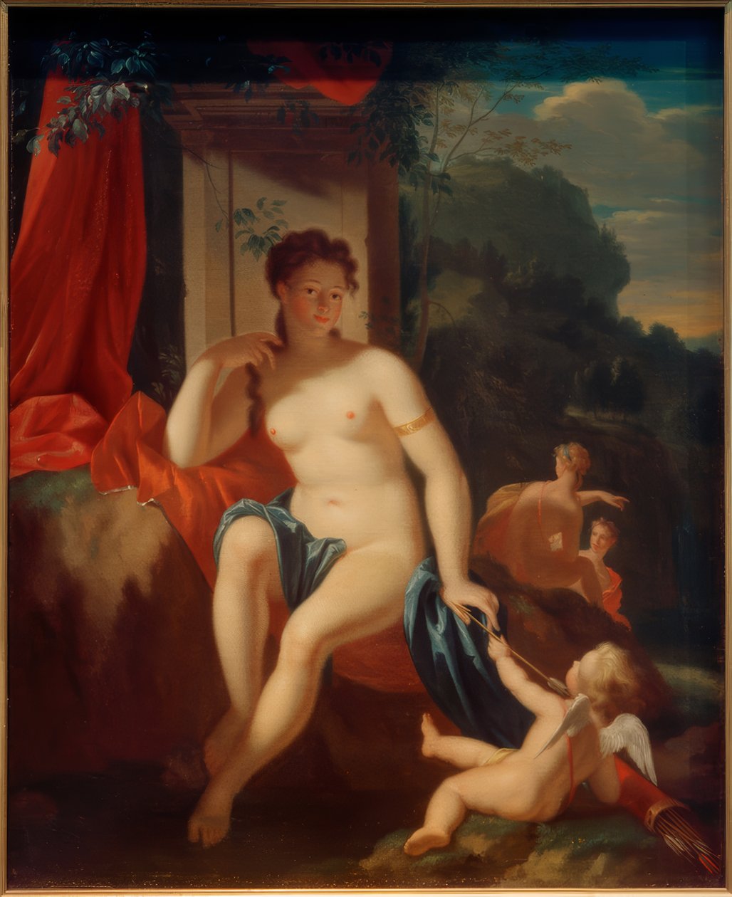 Venüs ve Aşk Tanrısı by Adriaen van der Werff