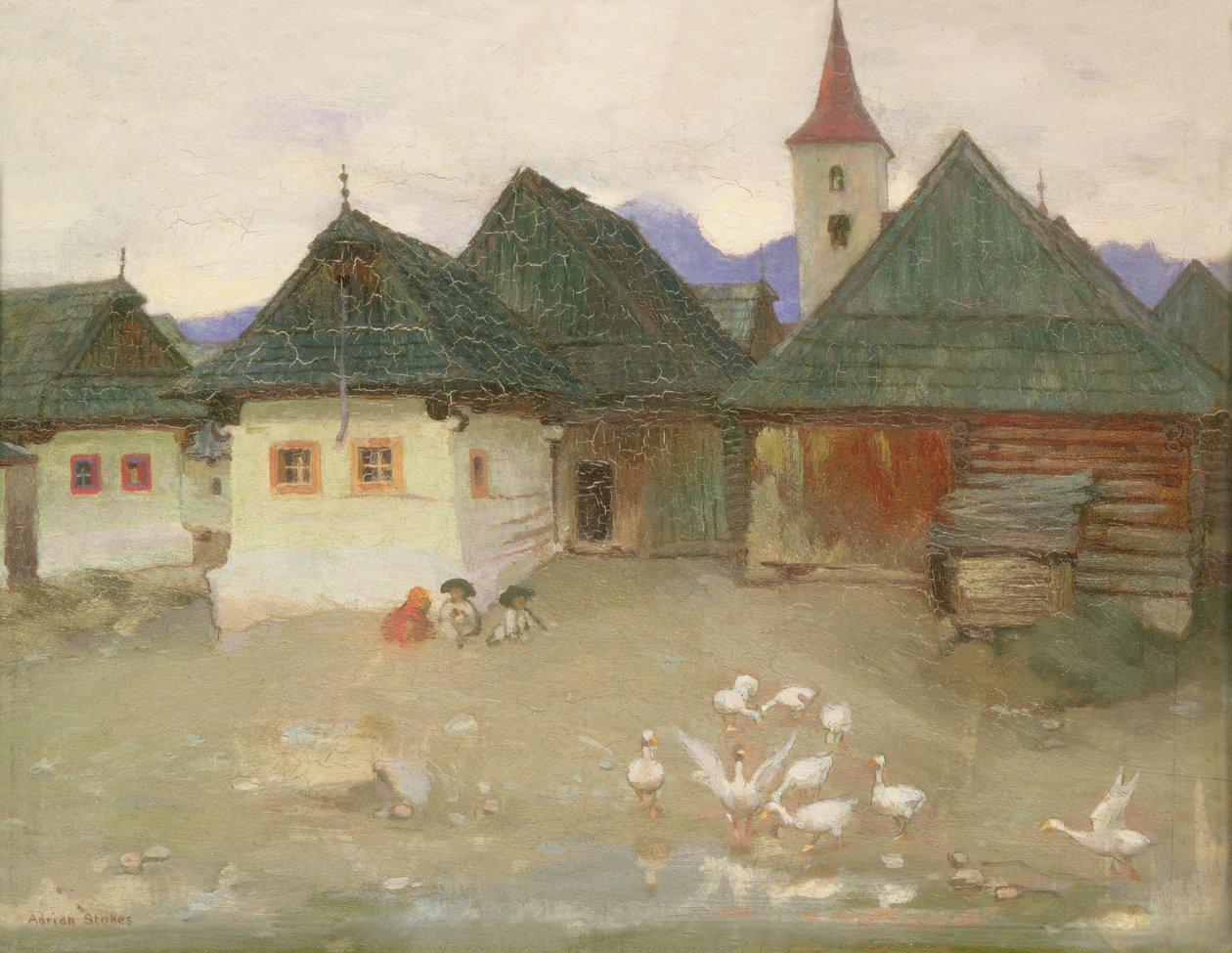 Vazsecz'deki Pencerelerimizden, c.1905-09 by Adrian Scott Stokes
