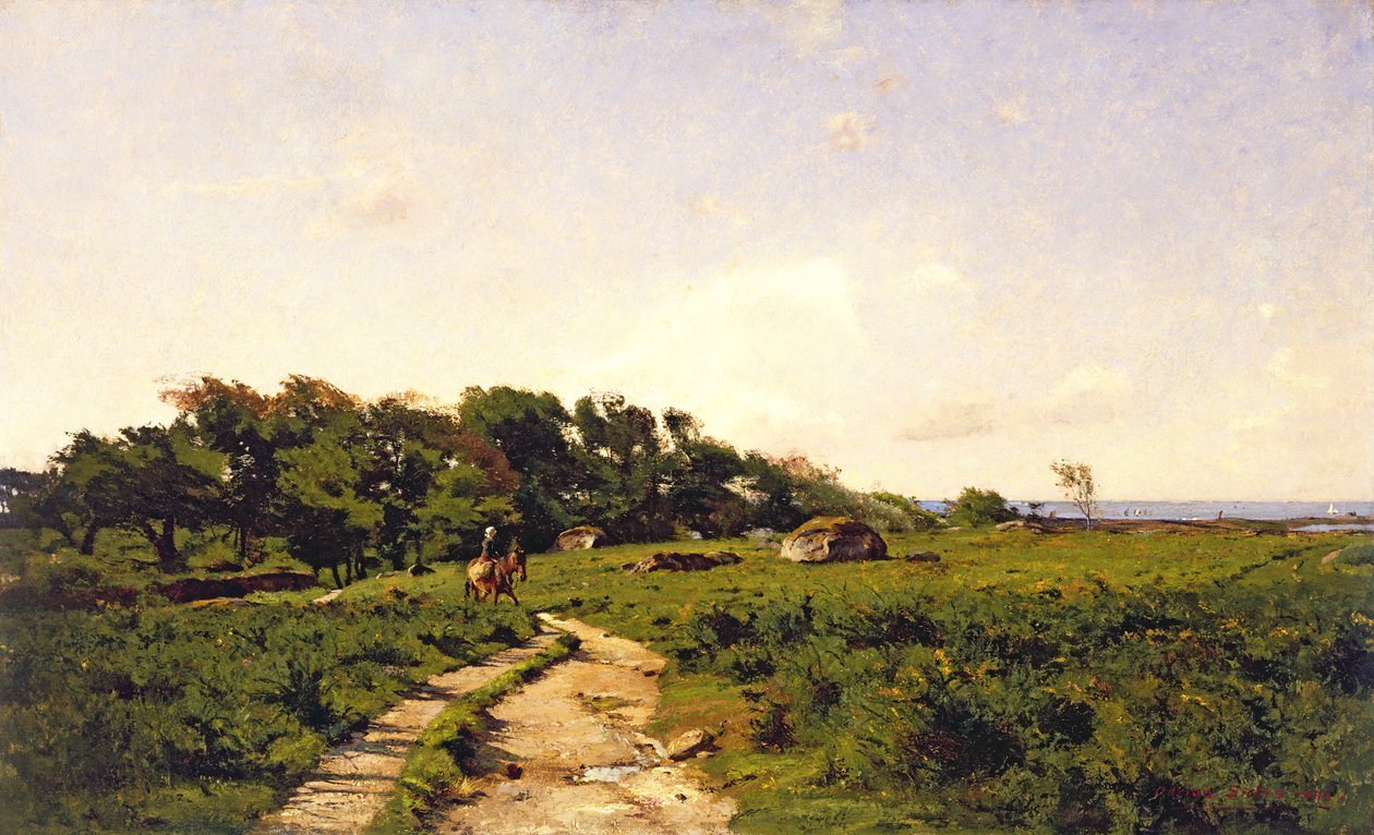 Yosun Toplayıcı, 1882 by Adrian Scott Stokes