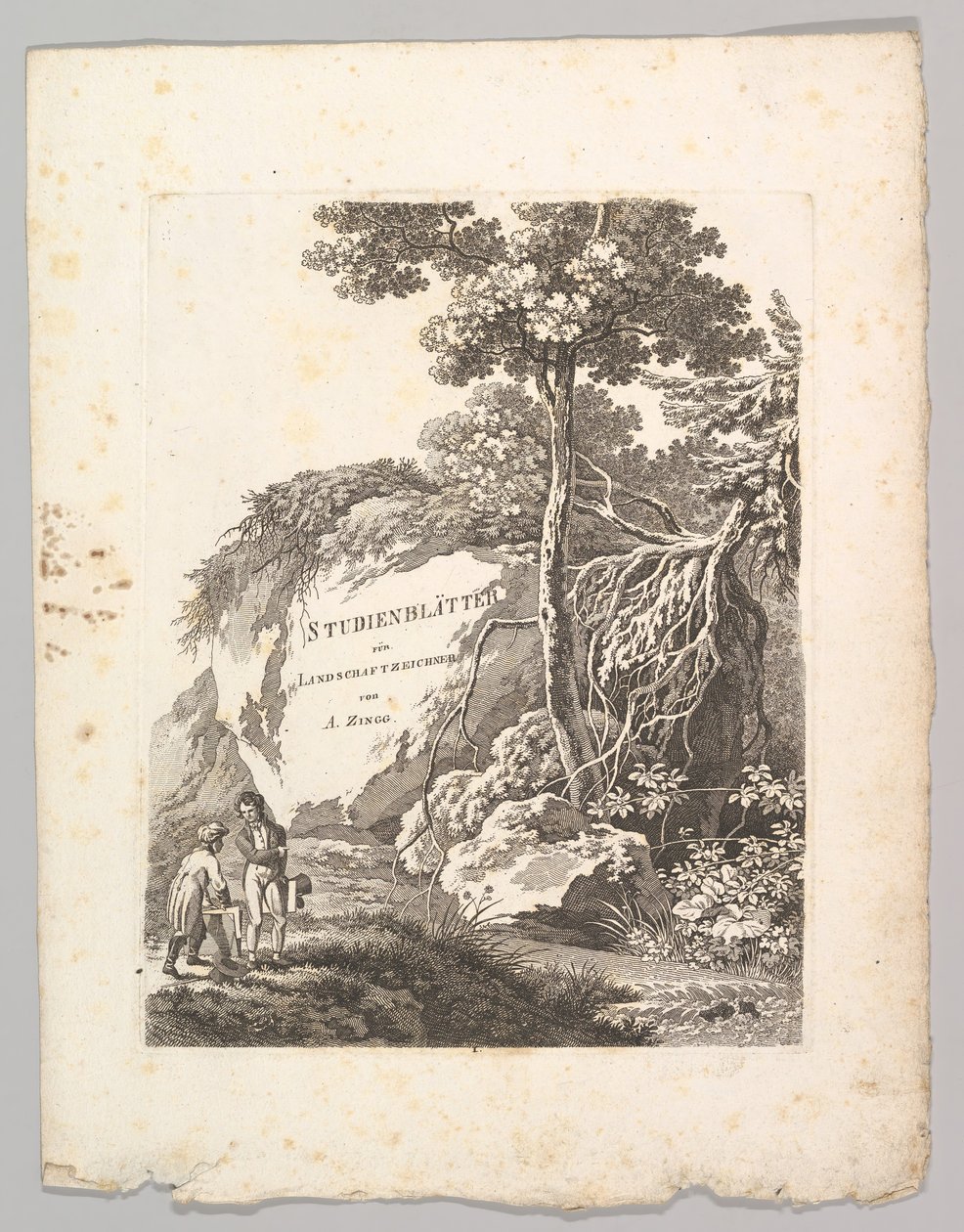 Peyzaj ressamları için çalışma sayfaları.n.d. by Adrian Zingg