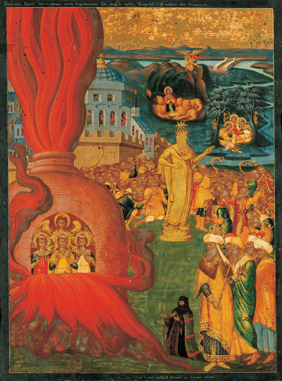Daniel ve Ateşli Fırındaki Üç Genç