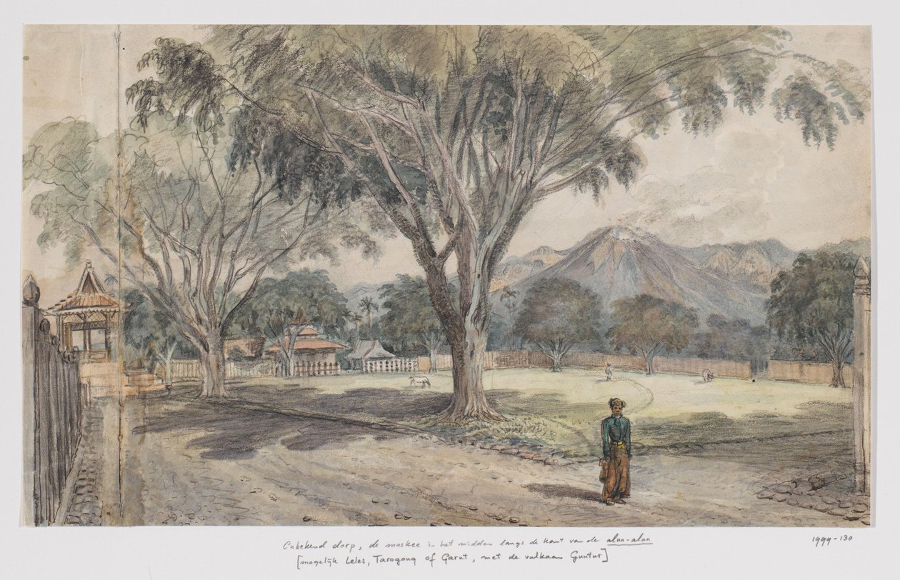Bir köyün alun-alununun görünümü by Adrianus Johannes Bik