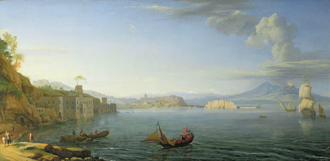 Napoli manzarası, 1750 by Adrien Manglard