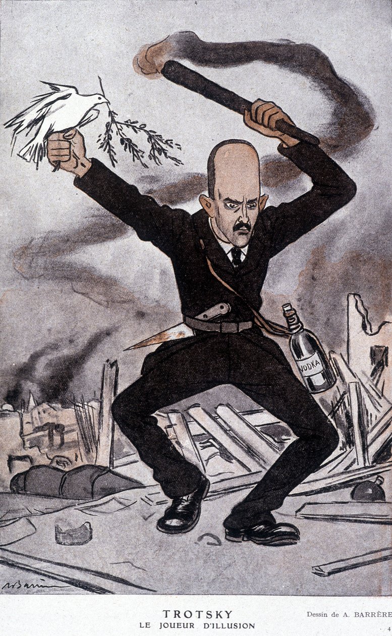 Leon Troçki (Troçki) (1879-1940), illüzyon oyuncusu - Barrère