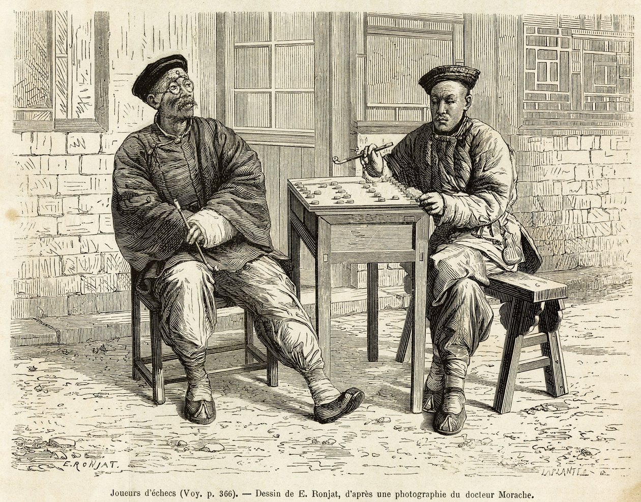 Satranç oyuncuları. A.Marie