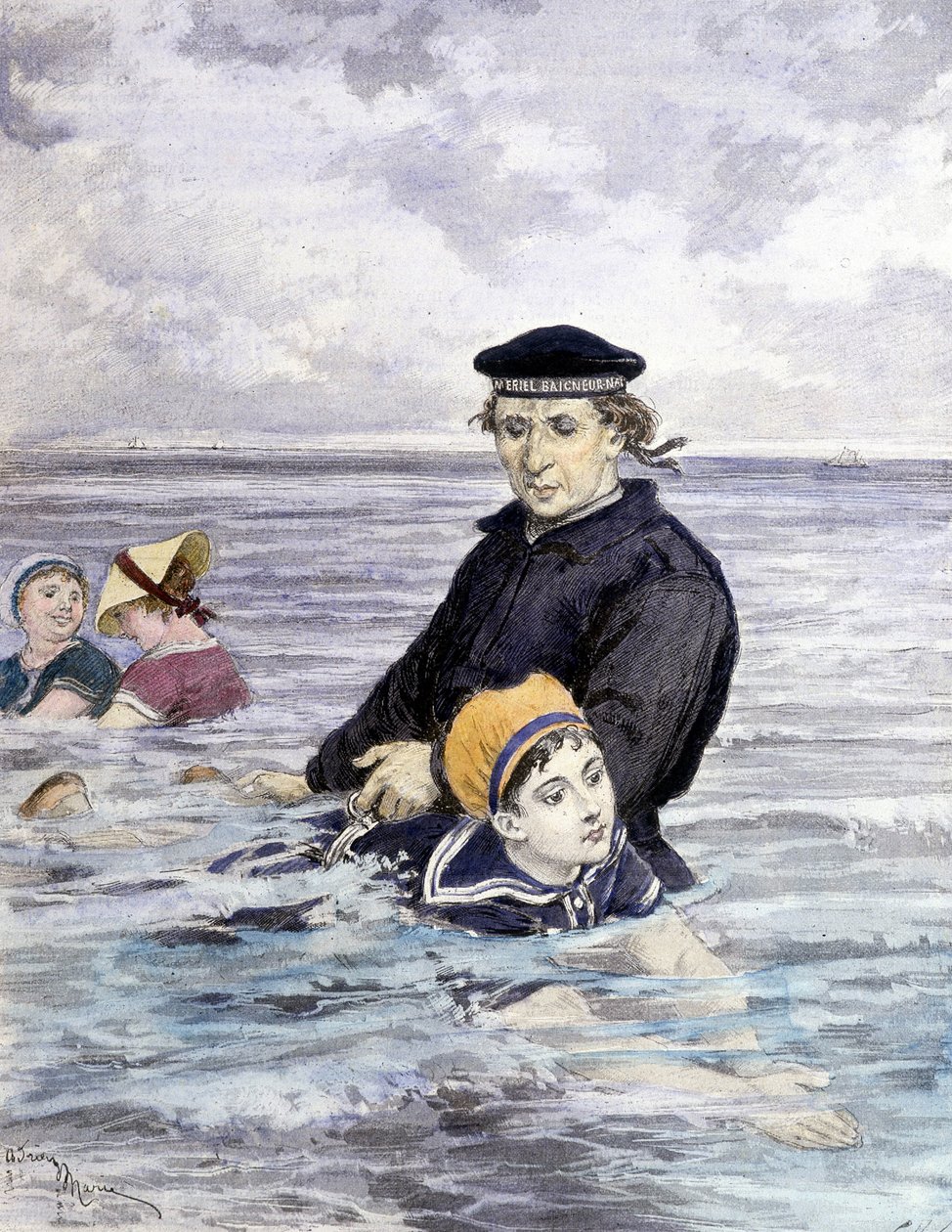 Yüzme dersi - Adrien Marie
