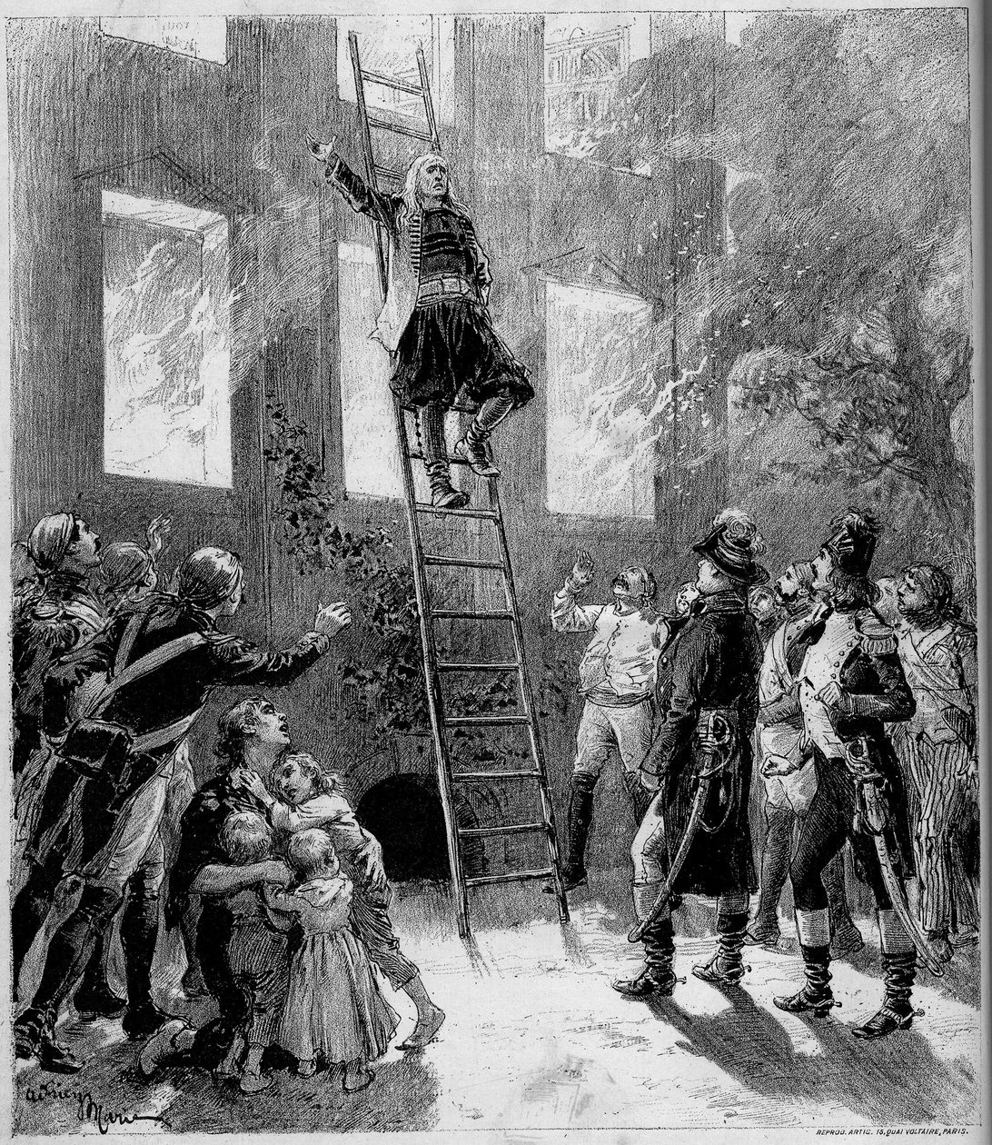 Tiyatro gösterimi: Paul Meurice (1818-1905) tarafından “” Doksan üç”” (“Doksan üç”) Victor Hugo (1802-1885) tarafından. Tourgue