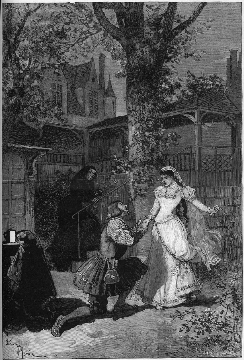 Tiyatro gösterimi: Victor Hugo (1808-1883) tarafından “Kral eğlenir”. II. Perde sahne 5: Triboulet
