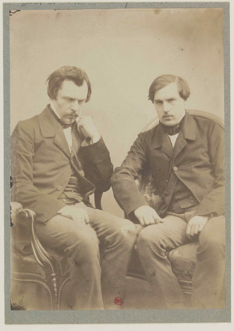 Goncourt kardeşler Goncourt kardeşler, yaklaşık 1855. by Adrien Tournachon