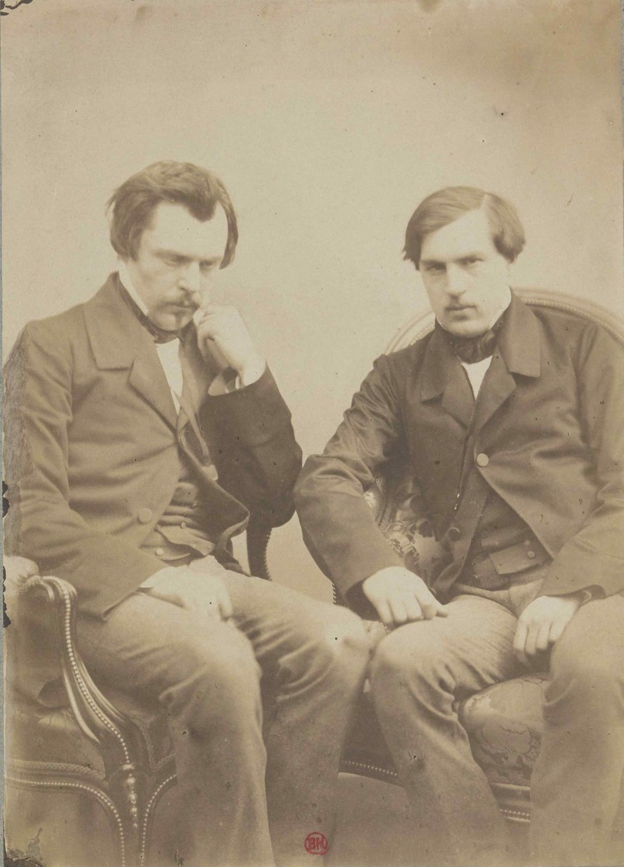 Goncourt kardeşler Goncourt kardeşler, yaklaşık 1855. by Adrien Tournachon