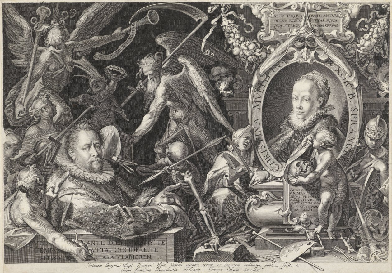 Bartholomew Spranger ve eşi Christina Muller