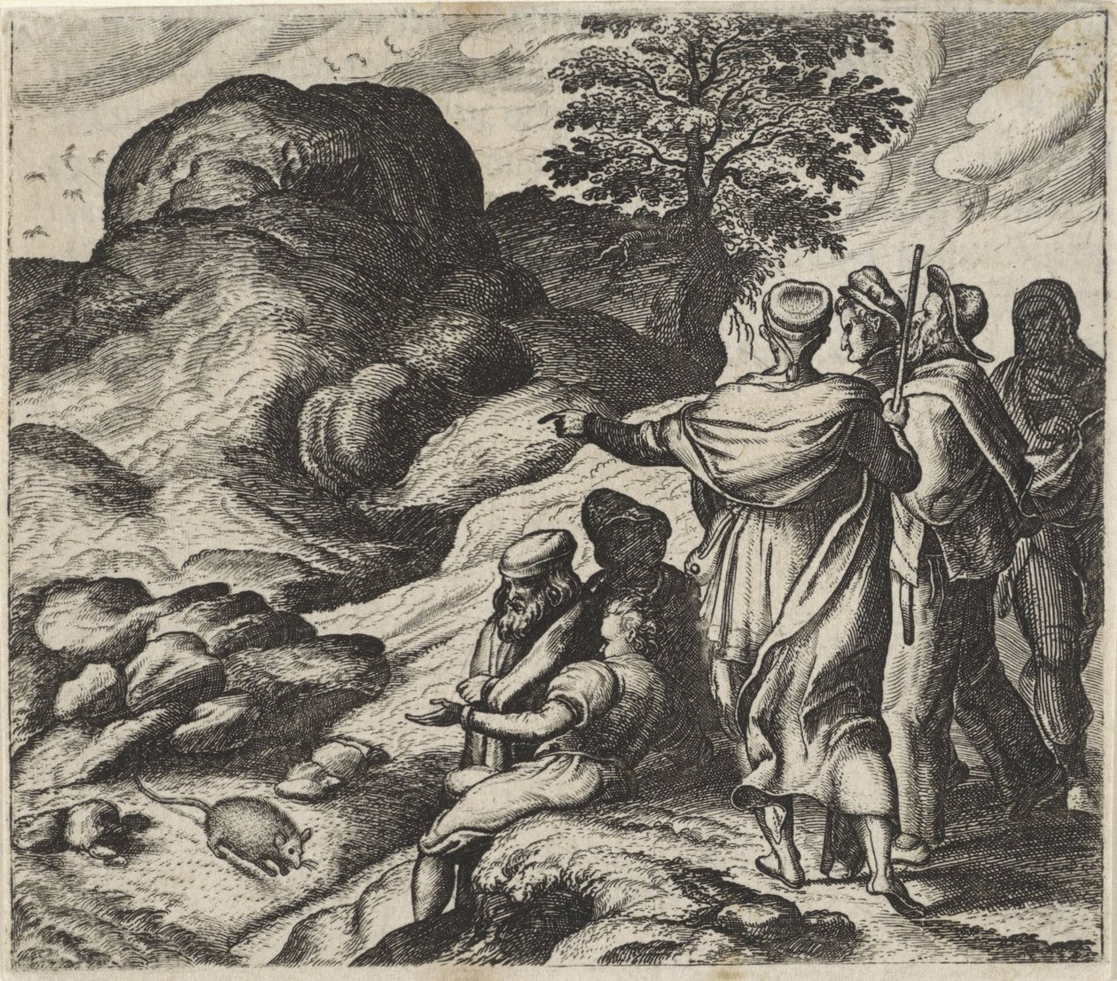 Barring Dağı Masalı by Egidius  Sadeler (II)