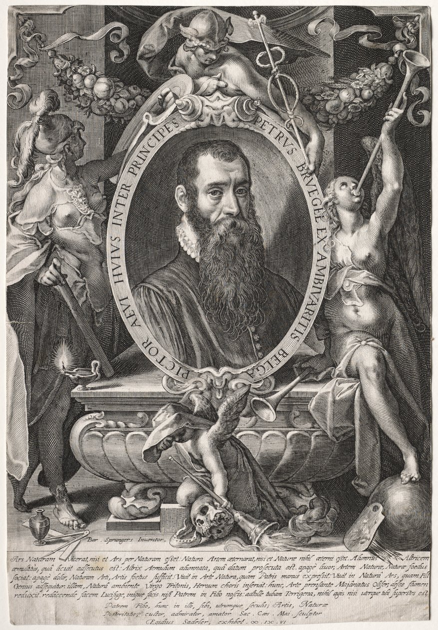 Pieter Bruegel by Aegidius Sadeler