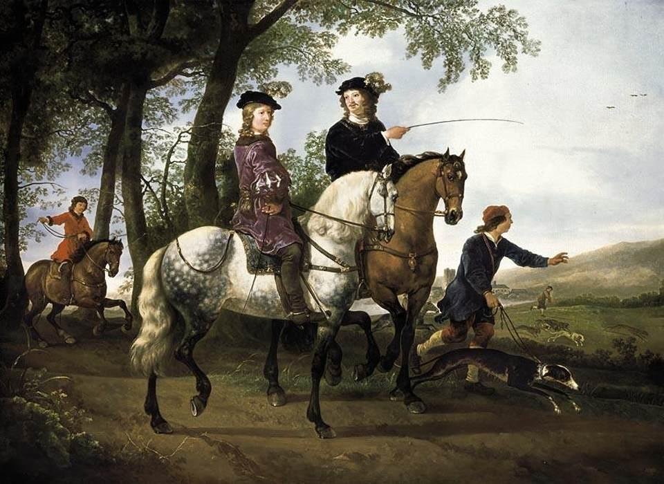 Av ile Manzara by Aelbert Cuyp