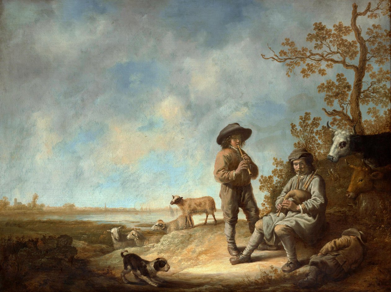 Boru Çobanları by Aelbert Cuyp