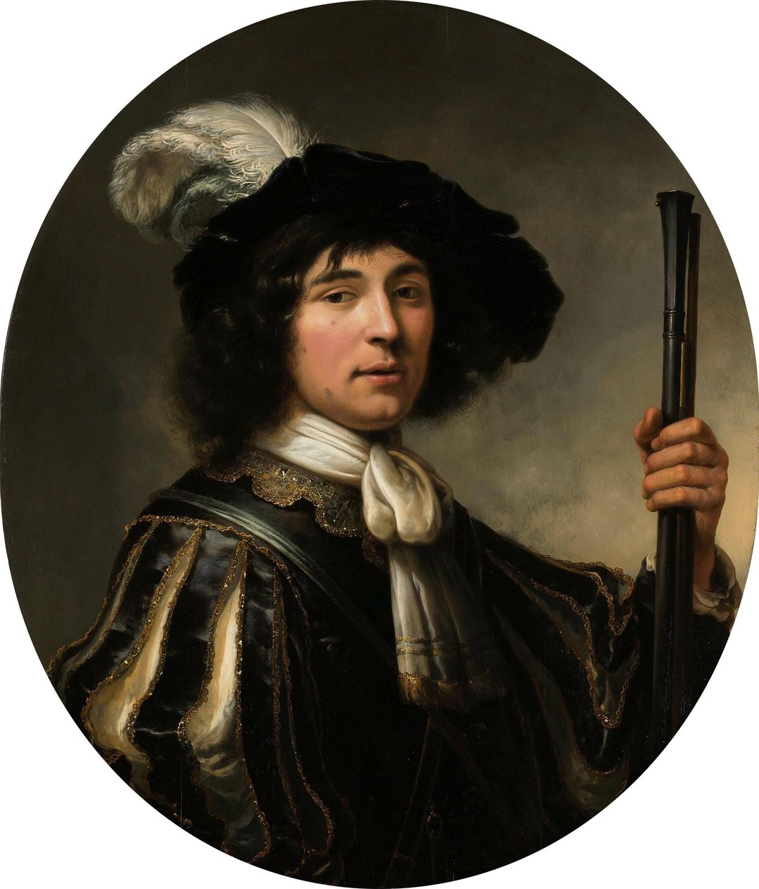 genç bir adam portresi by Aelbert Cuyp