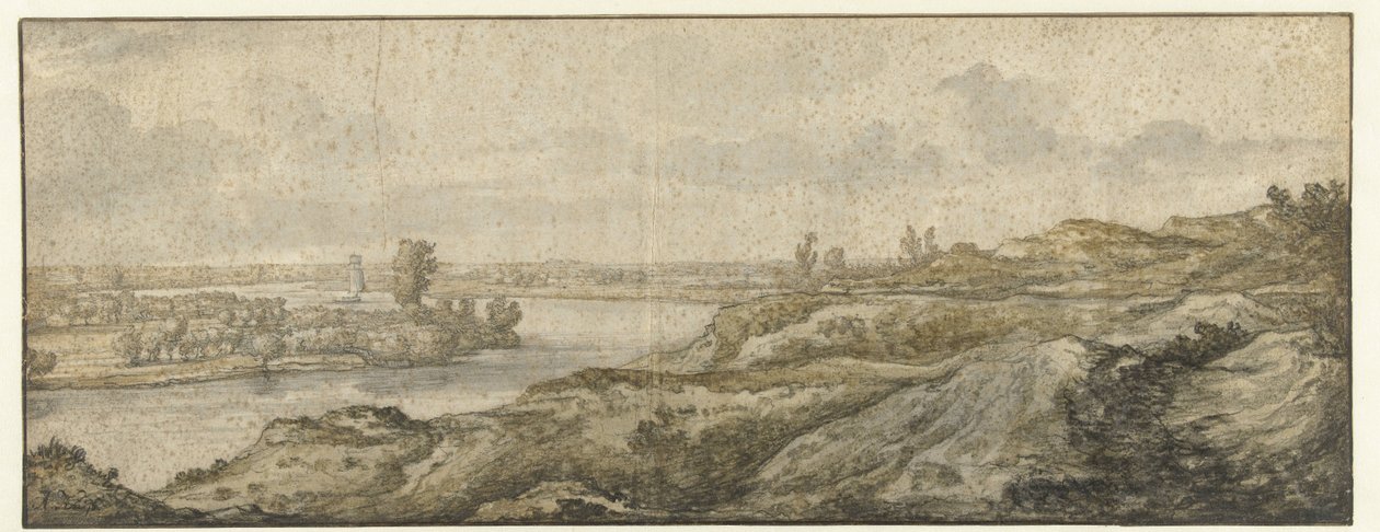 Bir nehir ile manzara by Aelbert Cuyp