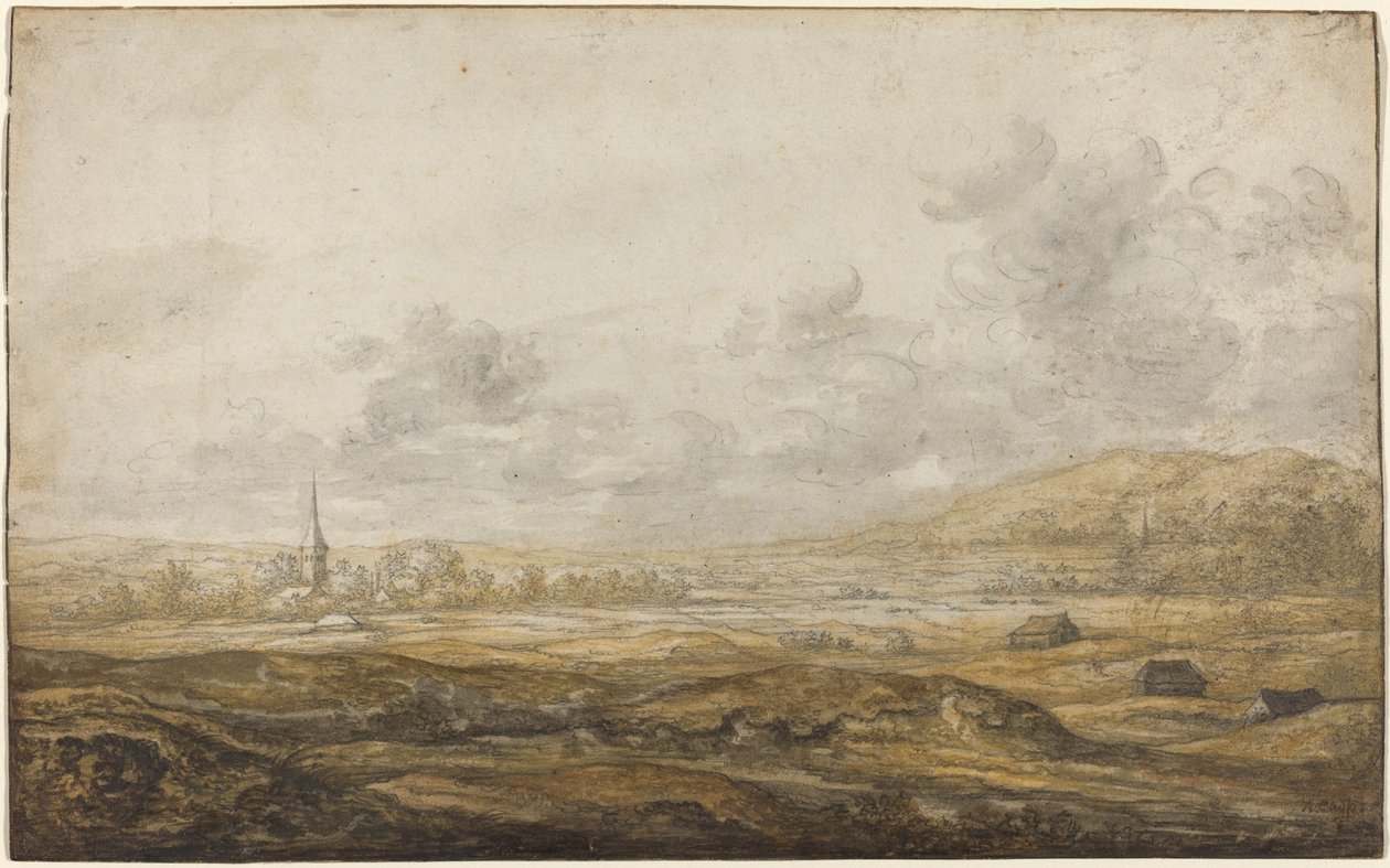 Ren Nehri Boyunca Panoramik Manzara by Aelbert Cuyp