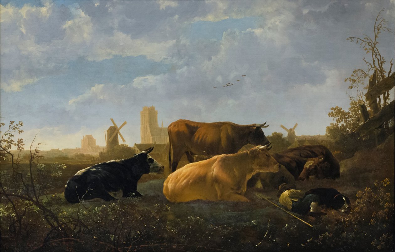 Küçük Dort, 1650-52 civarı (meşe üzerine yağlıboya) by Aelbert Cuyp