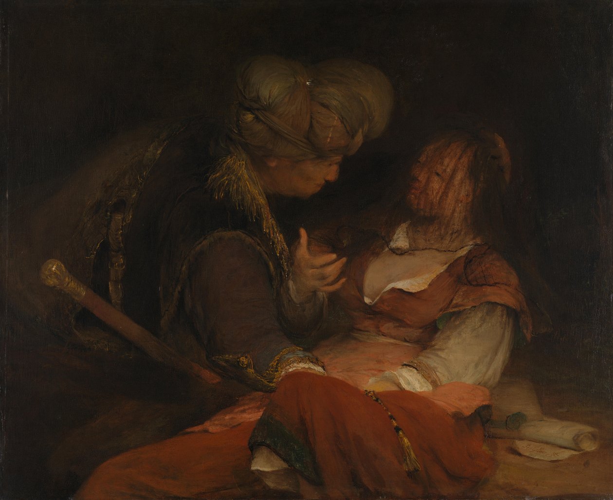 Yahuda ve Tamar by Aernt de Gelder