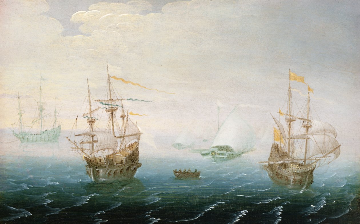 Fırtınalı Denizlerde Nakliye by Aert van Antum