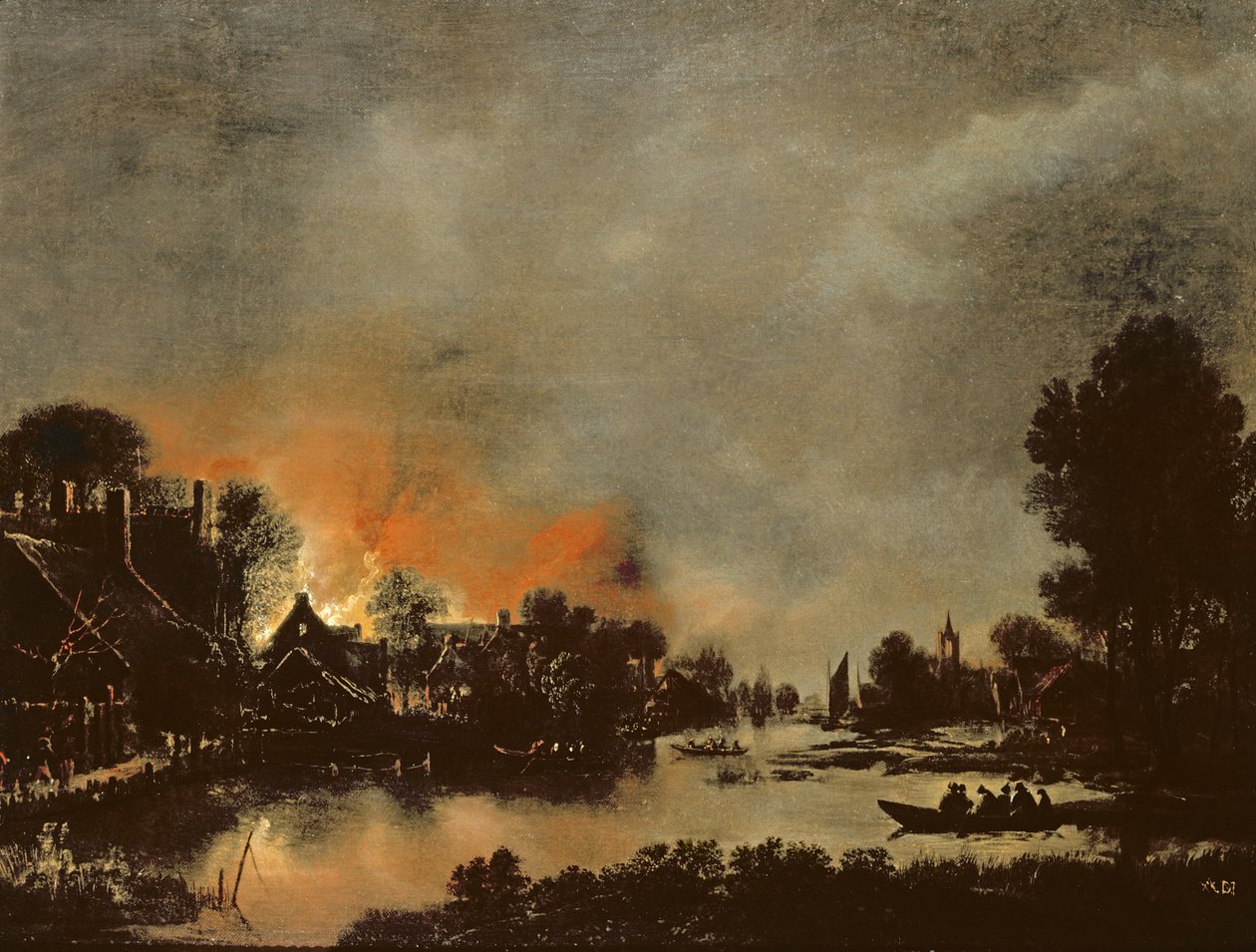 Yanan Köy by Aert van der Neer