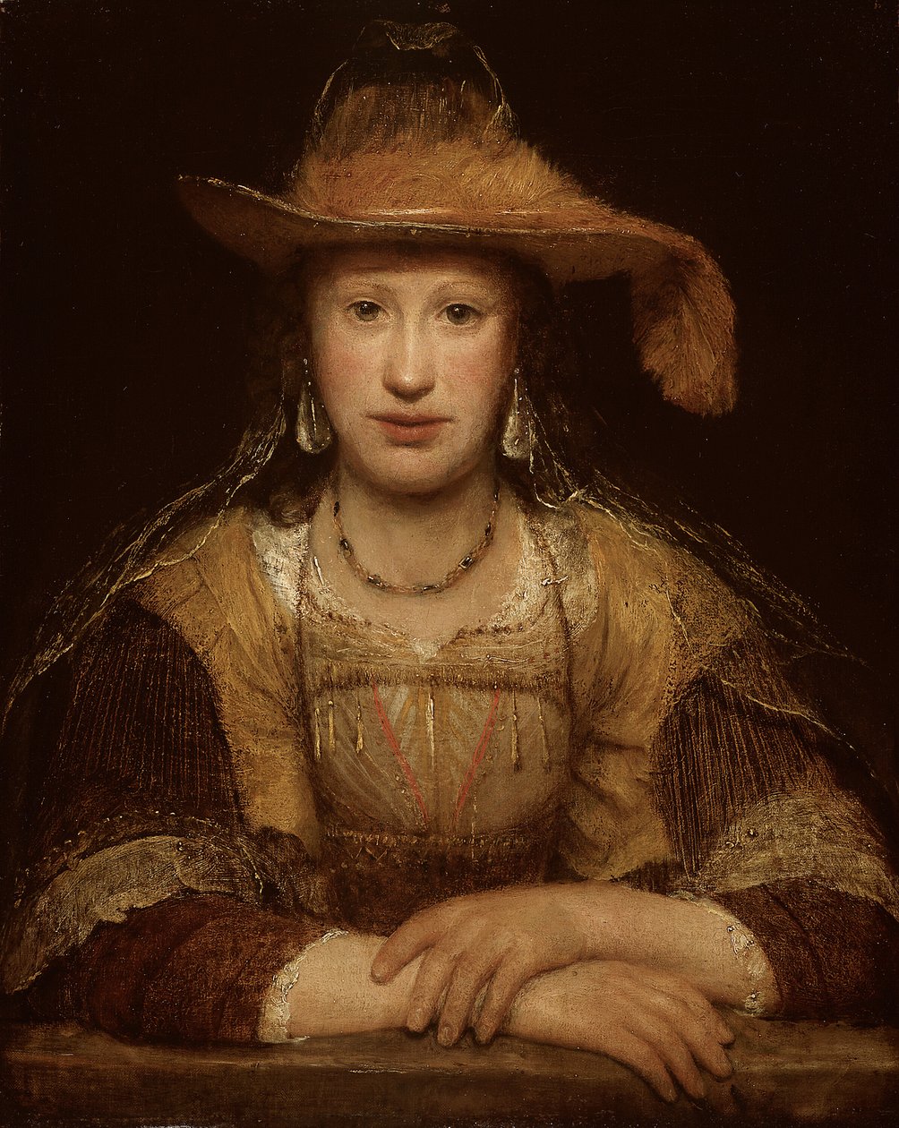 Genç Bir Kadının Portresi, c. 1690. by Aernt de Gelder