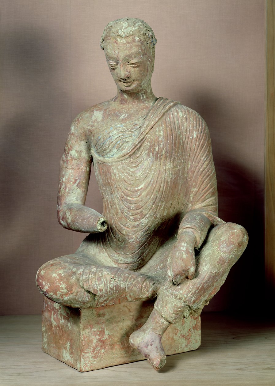 Meditasyonda oturan Buda, Fondukistan