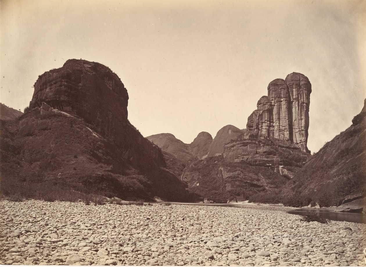 Sing Chang Yakınındaki Kazıklı Taş Dağ, yaklaşık. 1869. by Afong Lai