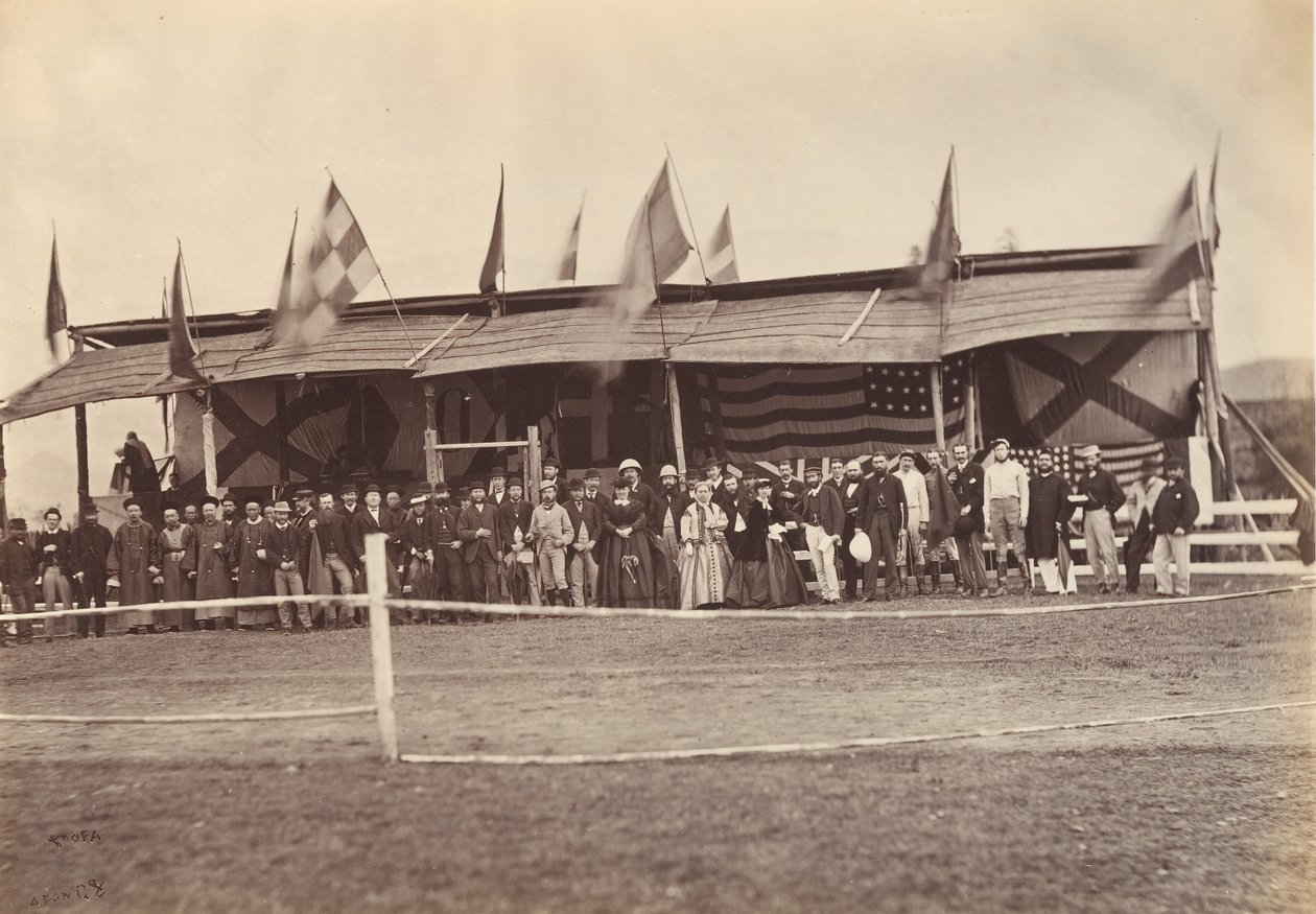 Büyük Stand, Foochow Fuzhou, yaklaşık. 1869. by Afong Lai