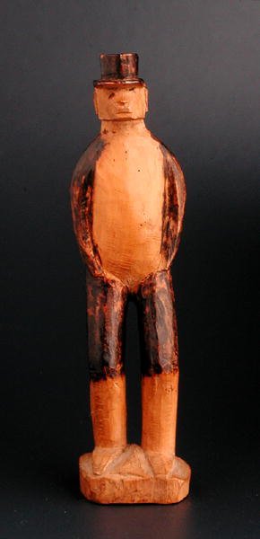 Avrupalı bir adamın ayakta duran figürü, Güney-Doğu Afrika, 19. yüzyılın sonları (ahşap) by African