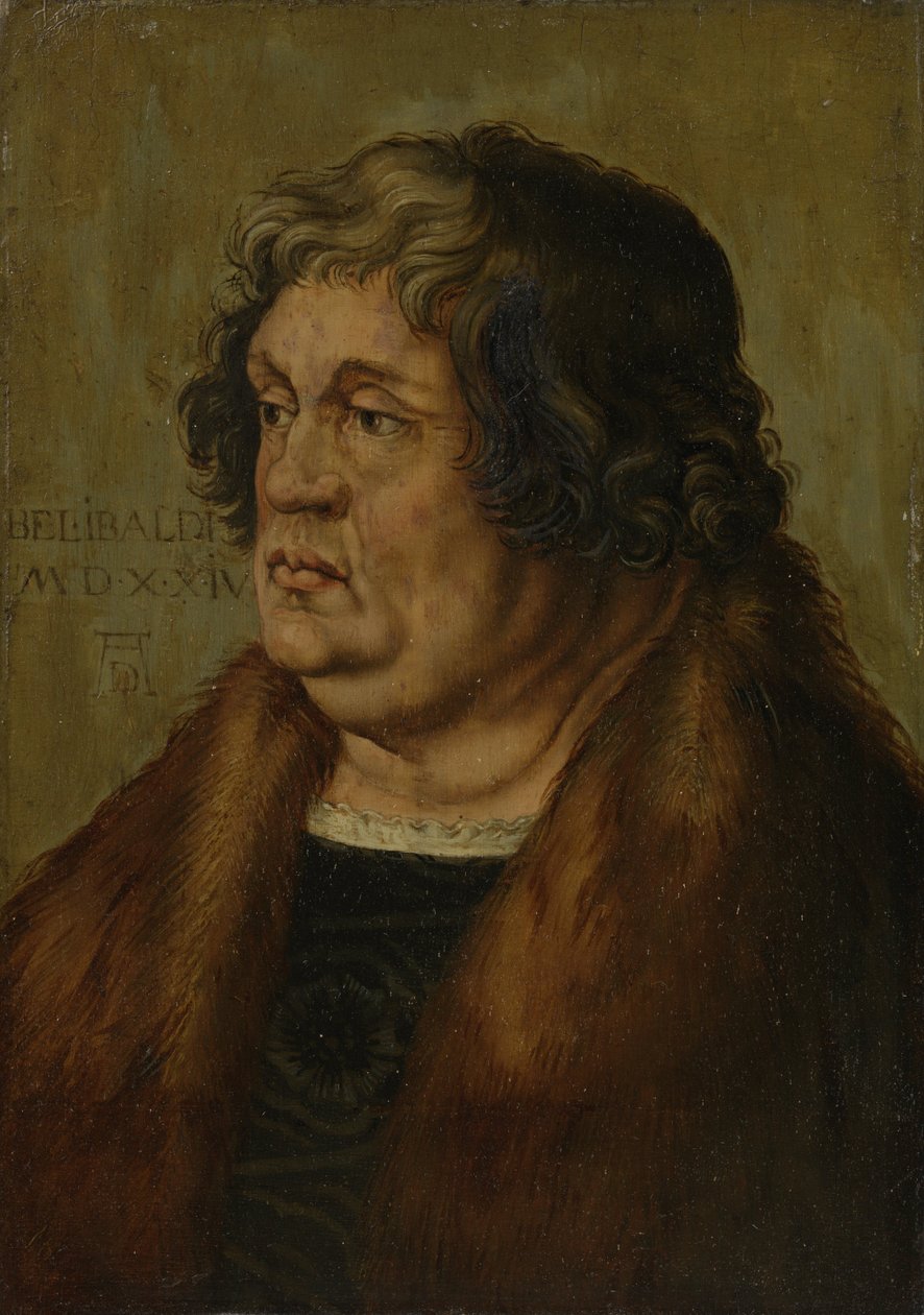 Willibald Pirckheimer'ın Portresi (1470-1530) by Albrecht Dürer